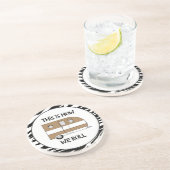 "So spielen wir" Sandstein Untersetzer (Seite)