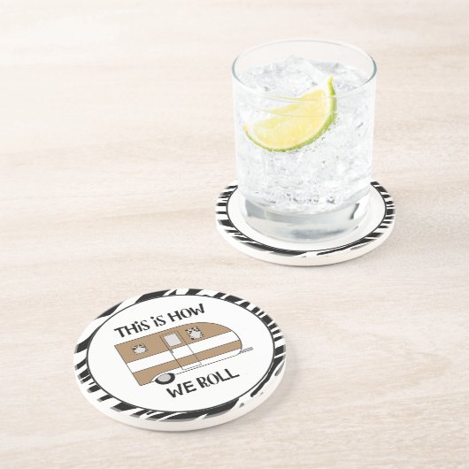 "So spielen wir" Sandstein Untersetzer (Seite)