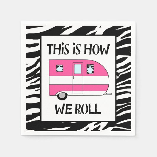 "So spielen wir" Serviette (Vorderseite)