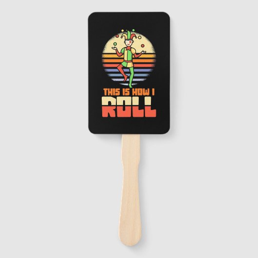 So spielt der Schauspieler Fächer (Vorderseite)