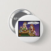 So spucken Sie uns Gefallen Gefallen Geschenke T-S Button (Vorne & Hinten)