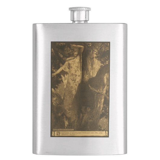 So Spuk Mondlichtwächter der Nacht Flachmann (Vorderseite)