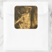 So Spuk Mondlichtwächter der Nacht Quadratischer Aufkleber (Tasche)