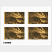 So Spuk Mondlichtwächter der Nacht Rechteckiger Aufkleber (Blatt)