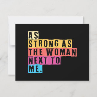 So stark wie die Frauen neben mir auch die Frauen,