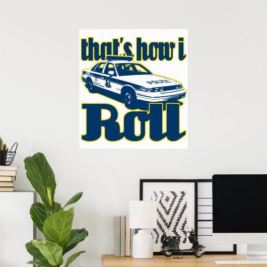 So stelle ich Polizei Poster (Heimbüro)