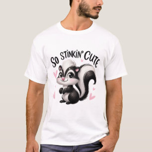 So stinkig süße Stinktier-Kunst T-Shirt
