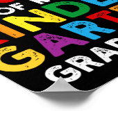 So stolz auf meinen Kindergarten Absolventen Absch Poster (Ecke)