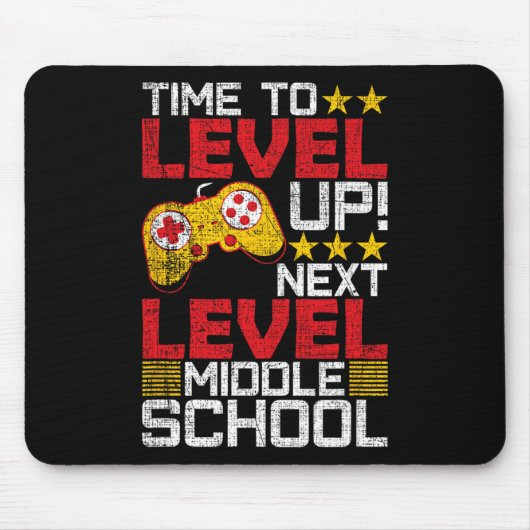 So stufen Sie den Abschluss des mittelschulischen Mousepad (Vorne)