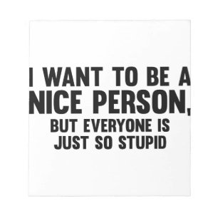 So stupid notizblock