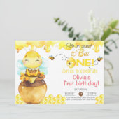 So süß, ein Mädchen zu sein Einladung 1. Geburtsta (Stehend Vorderseite)