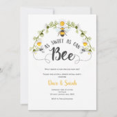 So süß es auch sein kann, das Party der Geschlecht Einladung (Vorderseite)