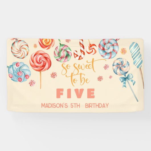 So süß, Kindergeburtstag zu sein Banner (Horizontal)