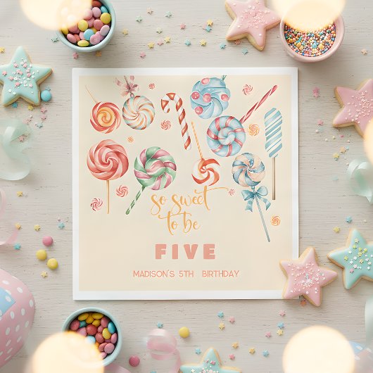 So süß, Kindergeburtstag zu sein Serviette