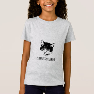 So süß! Lustiges Katzenshirt mit einem niedlichen T-Shirt