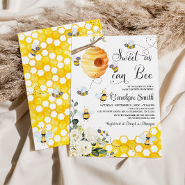 So süß wie Bienengeschlechtsneutral-Baby-Dusche Einladung