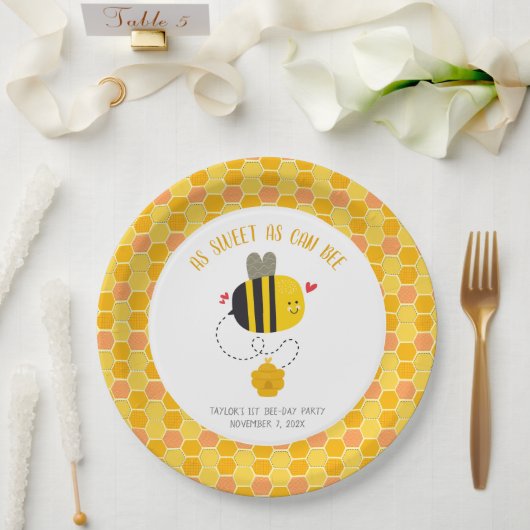 So süß wie möglich wird als Niedlich Kawaii Geburt Pappteller (Hochzeit)