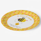 So süß wie möglich wird als Niedlich Kawaii Geburt Pappteller (Schrägansicht)