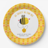 So süß wie möglich wird als Niedlich Kawaii Geburt Pappteller (Vorderseite)