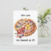So süß wie Pi Einladung (Stehend Vorderseite)