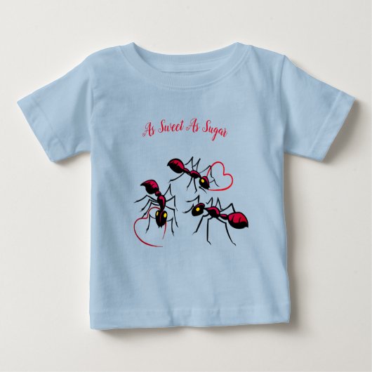 So süß wie Zucker Baby T-shirt (Vorderseite)