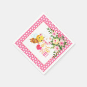 So süß zu Biene EIN Geburtstag Napkin Serviette (Ecke)