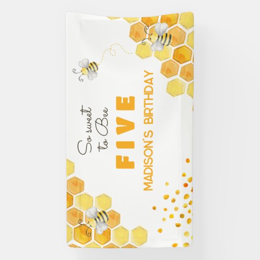 So süß zu sein Kindergeburtstag Banner (Vertikal)