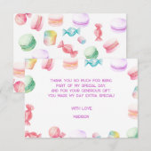 So süß zu sein... Kindergeburtstag Dankeskarte (Vorne/Hinten)