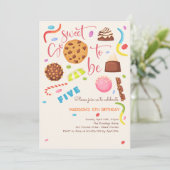 So süß zu sein... Kindergeburtstag Einladung (Stehend Vorderseite)