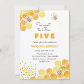 So süß zu sein Kindergeburtstag Einladung (Vorderseite)