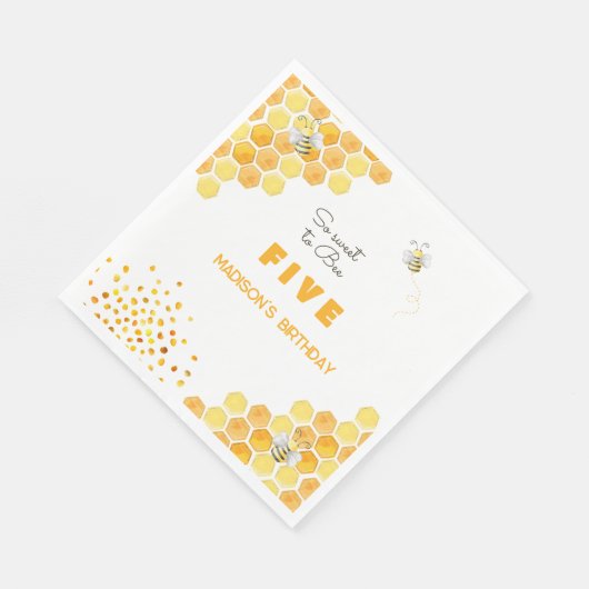 So süß zu sein Kindergeburtstag Serviette (Ecke)