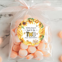 So süß zu zwei blumigen 2. Geburtstag