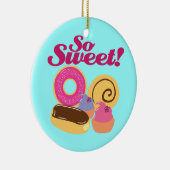So süße Desserts Keramik Ornament (Rechts)