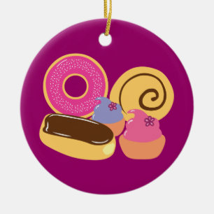 So süße Desserts Keramik Ornament