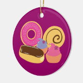 So süße Desserts Keramik Ornament (Links)