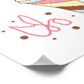 So süße Eiscreme Poster (Ecke)