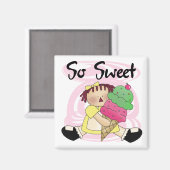 So süße Hemden und Geschenke Magnet (Vorderseite/Rückseite)