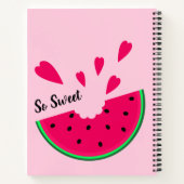So süße Wassermelone mit Herzen, Ihre Rezepte Notizblock (Rückseite)