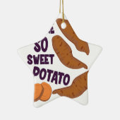 So Süßkartoffel Keramikornament (Rechts)