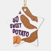 So Süßkartoffel Keramikornament (Links)
