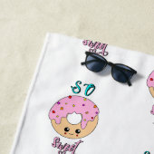So Sweet Doughnut 2 Juni Jelly National Donut Day Strandtuch (Beispiel)