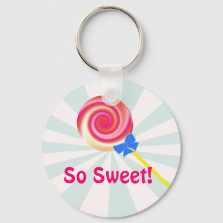 So Sweet Swirl Lollipop Schlüsselanhänger