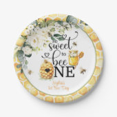 So Sweet to Be One 1st Birthday Plate Pappteller (Vorderseite)