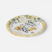 So Sweet to Be One 1st Birthday Plate Pappteller (Schrägansicht)