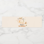 So Sweet To Bee 3 Honey Bee 3rd Birthday Wasserflaschenetikett (Einzelnes Label)