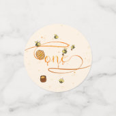 So Sweet To Bee One Cute Honey Bee 1st Birthday Konfetti (Klein Vorderseite)