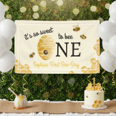 So Sweet To Bee One First Birthday Honeycomb Banner