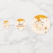 So Sweet To Bee Three Cute Honey Bee 3rd Birthday Konfetti (Rückseiten)