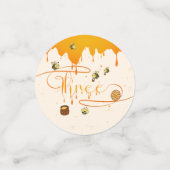 So Sweet To Bee Three Cute Honey Bee 3rd Birthday Konfetti (Klein Vorderseite)