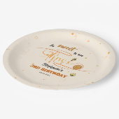 So Sweet To Bee Three Cute Honey Bee 3rd Birthday Pappteller (Schrägansicht)